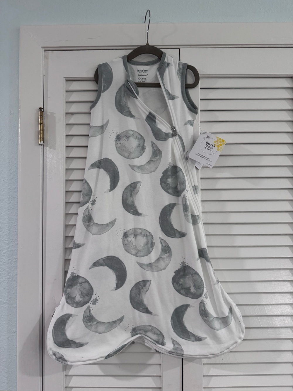 Burt’s Bees Sleep Sack - medium NWT 0.5Tog